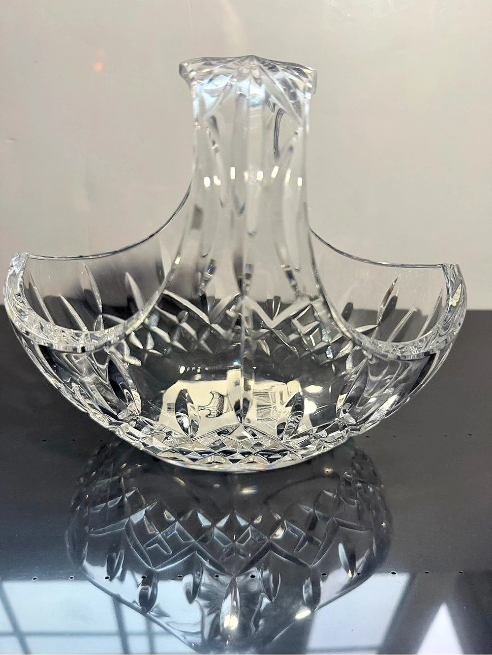 Waterford Lismore Handled Basket Crystal Serveware